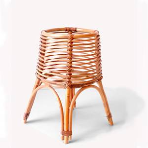 Cheapest round <b>stand</b> for flower & plant <b>pots</b> wedding decoration natural rattan planter <b>stands</b> cheap price - Product Image 4