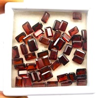 Granat du Mozambique, taille octogonale émeraude, pierre précieuse en vrac, 6mm 8mm, granat naturel facetté pour la fabrication de bijoux, vente en gros