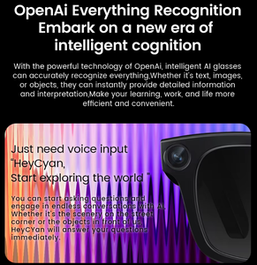Nuevas Gafas Inteligentes E02 Meta <span class=keywords><strong>con</strong></span> Cámara de 800W, Transferencia WIFI, Control por Gestos, ChatGPT, para Hombres y <span class=keywords><strong>Mujeres</strong></span>, Gafas Inteligentes <span class=keywords><strong>con</strong></span> IA para Exteriores - Product Image 6
