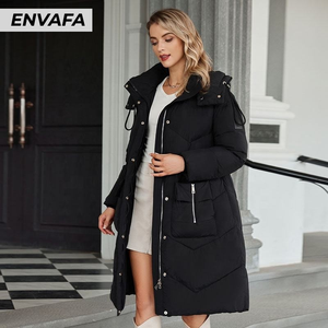 Chaqueta cortavientos, chaqueta acolchada, parkas para mujer, abrigos para mujer, parkas de mujer, chaquetas personalizadas, venta al por mayor - Product Image 5
