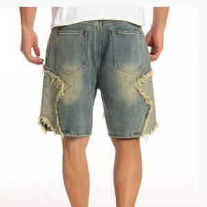 Pantalones Cortos Cargo Azul Claro para Hombre RICSA INTERNATIONAL, Cintura Media, Transpirables, de Lona de Algodón, Estilo Casual, Múltiples Bolsillos, Cintura Elástica - Product Image 4