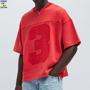 Hot Selling Acid Wash Vintage Streetwear T-Shirt Heavyweight 100% Cotton Oversized <b>Drop</b> Shoulder Graphic <b>Box</b> Fit Men's Tee - Product Image 2