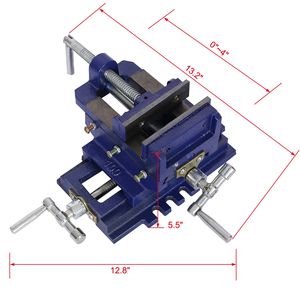 Étau à glissière croisée de 4 pouces pour perceuse à colonne, fraisage de métal, machine de serrage de table 2 axes X Y pour le travail du bois - Product Image 4