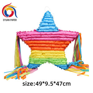 Pinata de Noël écologique pour enfants-Jouet en coquille de papier sur le thème des bonbons pour les décorations de fête - Product Image 3