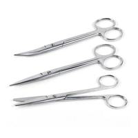 Ensemble de ciseaux chirurgicaux DESONS ENTERPRISE en acier inoxydable argenté, instrument médical manuel pour adultes, application hospitalière, doux