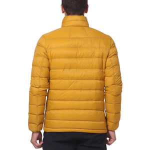 เสื้อโค้ทพัฟเฟอร์ผู้ชายรุ่นใหม่ปี 2024 น้ำหนักเบาพิเศษสำหรับฤดูใบไม้ร่วง คอตั้ง ผ้าแคนวาส กันน้ำ กันลม สไตล์ไฮสตรีท รับสั่งทำ - Product Image 3