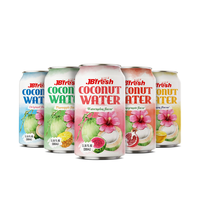 JBFresh 330ml d'eau de noix de coco avec boisson au jus de pastèque | Boissons à l'eau de coco de marque privée Échantillons gratuits-Livraison rapide