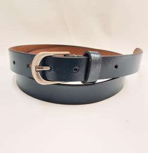 Ceinture vintage en cuir véritable de haute qualité pour femme avec boucle à ardillon (alliage) - Ceinture décontractée résistante, durable et légère pour jeans - Product Image 4