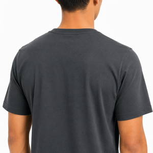 Camiseta Promocional Tubular 100% Algodón para Hombre - Cuello Redondo, Manga Corta, Corte Regular |   Fabricante OEM al por mayor en Bangladesh - Product Image 4