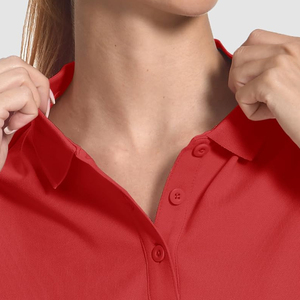 Women Polo Shirt Breathable Cotton Blend Short Sleeve Collared Top <b>Classic</b> Casual Ladies Polo Tee Golf Office - Product Image 5