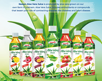Boissons au jus d'aloe vera naturel avec jus NFC 500 ml Bouteille JB'FRESH Exportateur de boissons en gros du Vietnam Usine ISO GMP