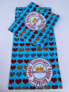 Tissu en coton ciré imprimé sur mesure, qualité supérieure, fabricant OEM ODM pour vêtements africains, tenues de cérémonie, décoration intérieure - Product Image 6