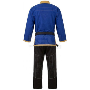 Lightweight Breathable Bjj Uniform Martial Arts Wear Jiu Jitsu <b>Kimono</b> Comfortable Front Polyester/Cotton Training Suit Designed - Product Image 2