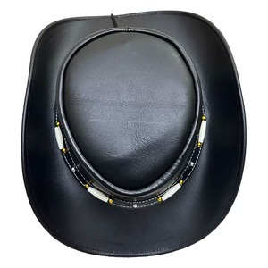 Sombreros de Vaquero de Cuero al por Mayor, Estilo Único, Logotipo Personalizado, Fabricante, Sombreros de Vaquero para Viajes y Actividades al Aire Libre - Product Image 4