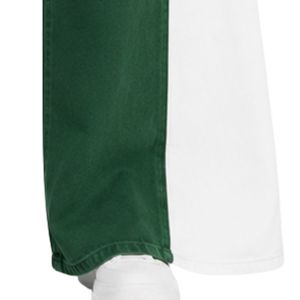 Custom Green <b>Women</b> Wide Leg <b>Jeans</b> High Waist Loose Fit Denim Pants Casual Streetwear Fashion Trousers Trendy Baggy Style Apparel - Product Image 3