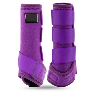 Vendas de compresión ajustables para patas de caballo, botas medicinales duraderas de terapia y soporte para caballos - Product Image 2