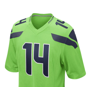 Nouveaux maillots de football respirants, personnalisation en usine, maillots de football américain unisexes, maillot de football américain personnalisé - Product Image 5