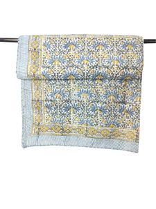 Colcha Kantha estampada a mano, manta Kantha cosida a mano, cubrecama para sofá, disponible en stock para la venta - Product Image 2