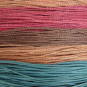 Cordons en cuir tressé marron vintage (Bolo) pour la création de bracelets et colliers élégants, composants et accessoires de bijouterie - Product Image 2