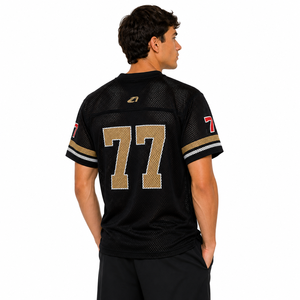 Fabricante de Camisetas de Fútbol Americano Personalizadas de Malla de Primera Calidad, Venta al Por Mayor, Estilo Vintage, Numeradas, para Marcas de Ropa Deportiva - Product Image 2