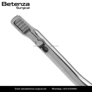 Pinces à pansements pour pansements à pansement ouvert, droites, autoclavables, pour arthroscopie du ménisque, qualité supérieure - Product Image 3