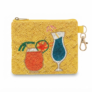 Monedero de cuentas con diseño de vaca rosa y corona floral, cartera con cremallera hecha a mano para regalos de boutique y accesorios de moda - Product Image 5