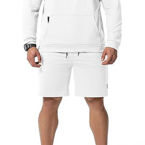 Conjunto de Sudadera con Capucha y Pantalones Cortos Personalizados y Cómodos para Hombre, Manga Larga, Transpirable, en Venta Online - Product Image 6