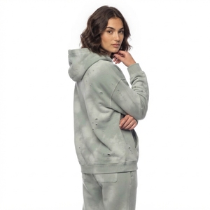 Ensemble de survêtement délavé personnalisé pour femme – Sweat-shirt et pantalon de jogging oversize style streetwear – Tenue décontractée et sportive pour femme - Product Image 4
