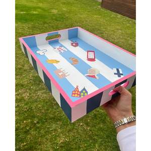 Plateau de service élégant en MDF imprimé Série 72 Smart Kitchens, pour servir des aliments et des boissons, modèle RR ENTERPRISES - Product Image 5