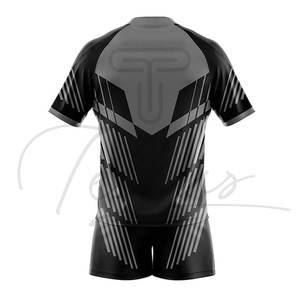 Wholesale Stock Premium Quality Breathable Plus <b>Size</b> Short Rugby Uniform for Men Adults 100% Polyester Quick Dry Customized Team - Product Image 5