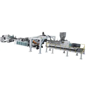 PET Plastic Sheet Extruder Machinery Transparent Film line PET Extruding Line