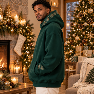 Sudadera con Capucha de Algodón con Logotipo Personalizado, Estilo Navideño, para Hombre, Informal, Directo de Fábrica, Proveedor de Temporada, Estilo Urbano, MOQ Bajo - Product Image 5