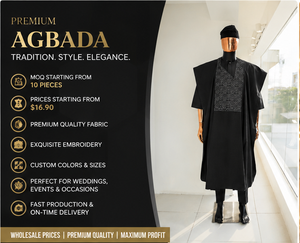 Agbada Africana de Lujo Personalizada para Hombre, Traje Tradicional Nigeriano para Boda - Product Image 2
