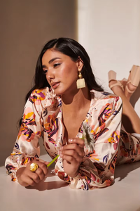 Summer Casual Boho Printed Eco-Friendly Plain Dyed Sweet Sexy Maxi Chiffon <b>Dress</b> Women's Beach Slit Patterns Bohemian Floral - Product Image 2