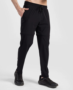 Pantalones Deportivos Personalizados para Hombre, Cintura Alta, Ligeros, de Secado Rápido, Transpirables, para Gimnasio, Entrenamiento, Ajuste Sólido, OEM - Product Image 4