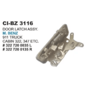 CONJUNTO DE PESTILLO DE PUERTA. CI-BZ 3116 LH - Product Image 1