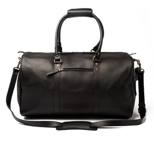 2025 Genuine Cowhide Leather Luxury Luggage Travel <b>Tote</b> <b>Bag</b> Large Capacity Gym <b>Bag</b> Portable Travelling Duffle <b>Bag</b> - Product Image 1