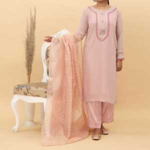 Georget Chiffon Suit PS4969 Conjunto de 3 Piezas con Pantalones para Mujer - Product Image 3