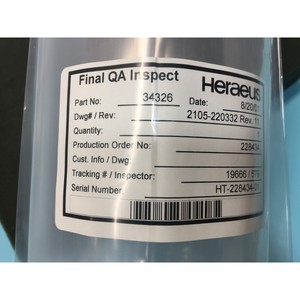 Heraeus 34326 Procacc, Torch Chamber - อุปกรณ์และอะไหล่เซมิคอนดักเตอร์ระดับโลกที่เชื่อถือได้ - Product Image 1