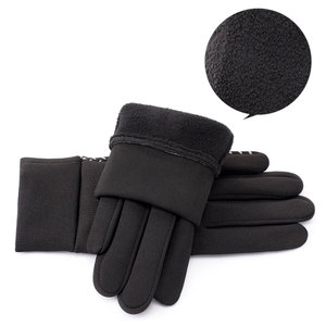 Gants de course d'hiver unisexes au design unique, respirants, en coton/polyester/spandex, protection UV, doigts entiers, pour activités de plein air et randonnée - Product Image 6