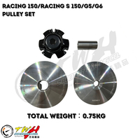 Set Pulley Racing Sepeda Motor TWH Racing150 G5 G6 Buatan Taiwan untuk KYMCO