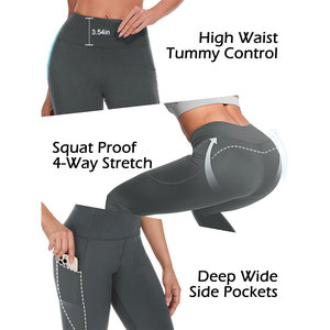 Leggings de yoga pour femmes, prix de gros, absorbants, anti-odeurs, légers, texture lisse, pour l'été. - Product Image 5