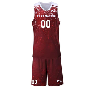 Conjunto de Pantalones Cortos y Camiseta de Baloncesto de Talla Grande, Uniforme de Baloncesto de Verano de Alta Calidad, Transpirable, Antibacterial y de Secado Rápido - Product Image 1