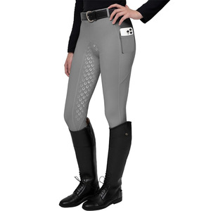 Pantalones de equitación elegantes para mujer con parche de silicona en la rodilla, ligeros, cómodos, ropa informal deportiva para mujer, ropa de calle. - Product Image 5