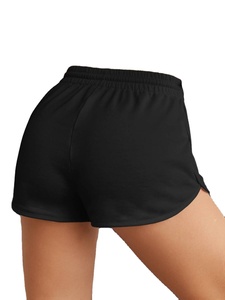 Pantalones cortos de mujer de diseño personalizado con logotipo bordado para mujer, pantalones cortos ajustados para correr, pantalones cortos de entrenamiento sólidos para mujer - Product Image 4