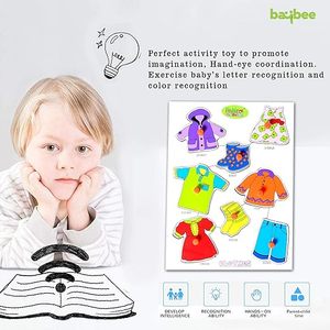 Tablero Educativo de Madera para Niños, Juguetes de Rompecabezas para Niños de 1 a 5 Años, Juguetes Educativos para Niños Pequeños - Product Image 6