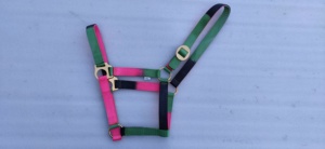 Classic Lightweight Poly Propylene Nubuck Padded Customize Nylon Horse Halter Zinc Brass Hardware Sizes - Product Image 3