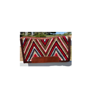 Tapis de selle de cheval en laine de nouvelle-zélande occidentale profilée pour équipement d'équitation - Product Image 1