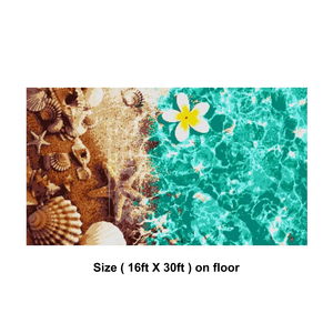 กระเบื้องสระว่ายน้ำซีรีส์เปลือกหอย ผิวสัมผัสคล้ายเปลือกหอยธรรมชาติ พร้อมประกายระยิบระยับ สำหรับตกแต่งภายในวิลล่าหรูหราและอพาร์ตเมนต์ - Product Image 2