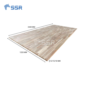 SSR Vina-เป็นมิตรกับสิ่งแวดล้อมแผงต่อนิ้วไม้อะคาเซียความหนาหลากหลาย12/15/18มม. ใช้งานได้หลากหลายสำหรับการผลิตเฟอร์นิเจอร์ - Product Image 2